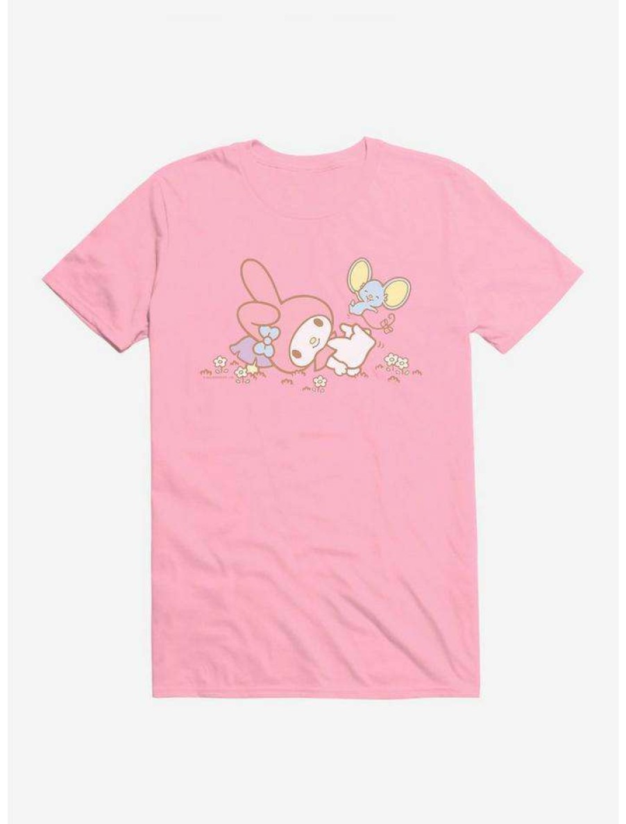 Guys * | Flash Sale My Melody Outside Adventure With Flat T-Shirt