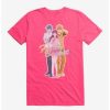 Guys * | Best Reviews Of Fruits Basket Yuki, Tohru And Kyo T-Shirt Hot Pink