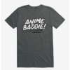 Guys * | Best Pirce Adorned By Chi Anime Baddie T-Shirt Charcoal