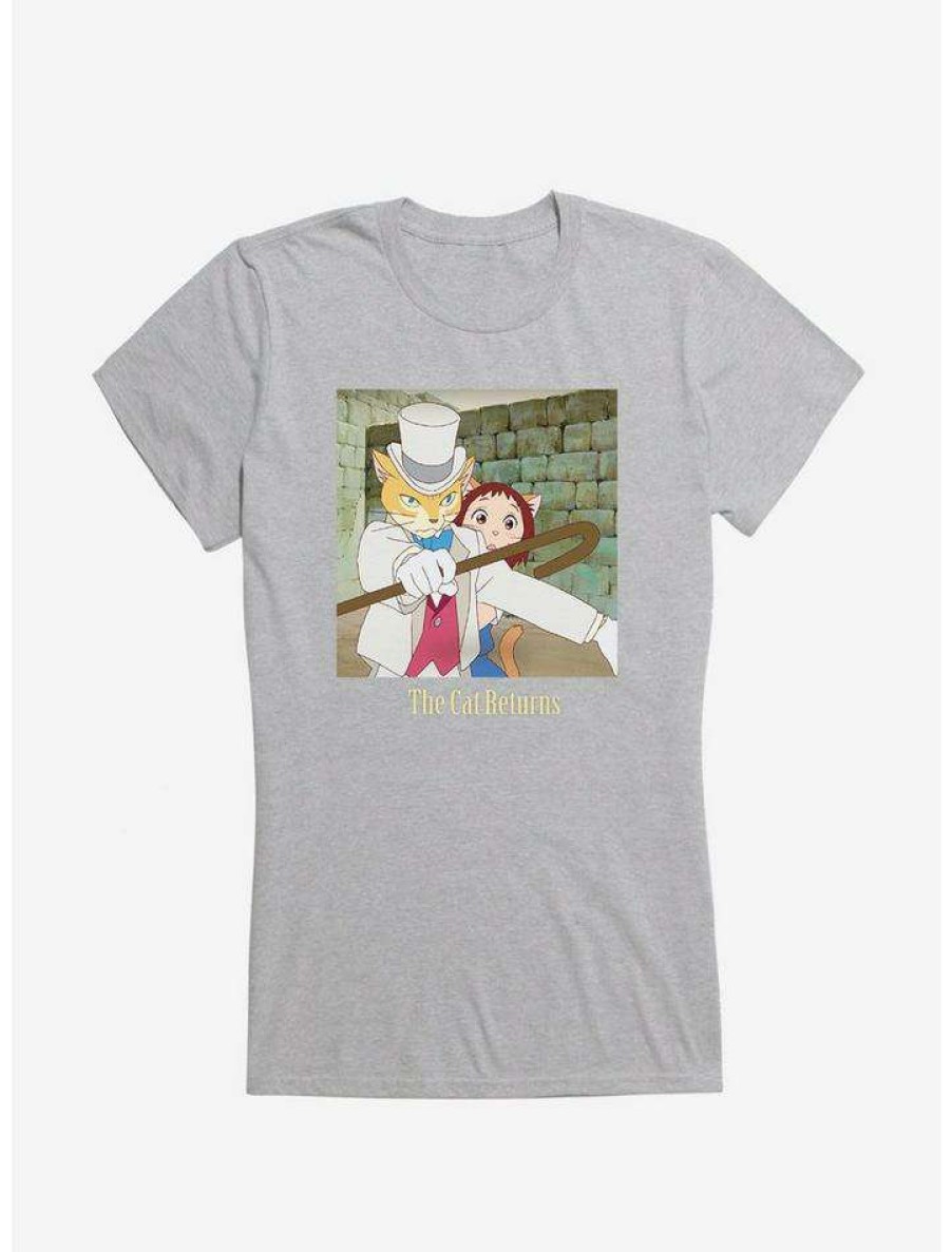 Tees * | Best Pirce Studio Ghibli The Cat Returns Girls T-Shirt