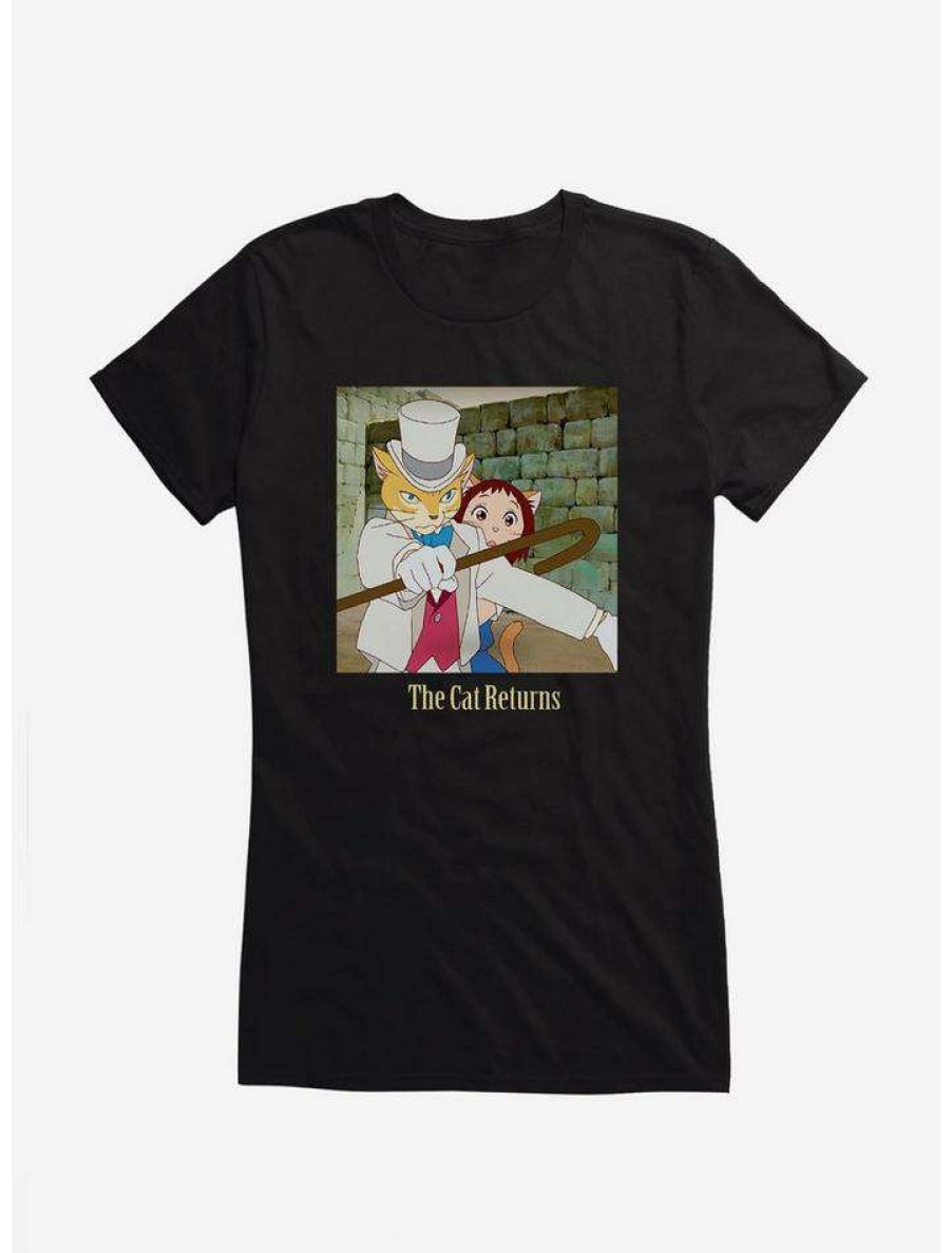 Tees * | Best Pirce Studio Ghibli The Cat Returns Girls T-Shirt