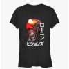 Tees * | Budget Star Wars: Visions Droid & Ronin Samurai Girls T-Shirt Black