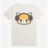 Guys * | Buy Aggretsuko Metal Headphones T-Shirt