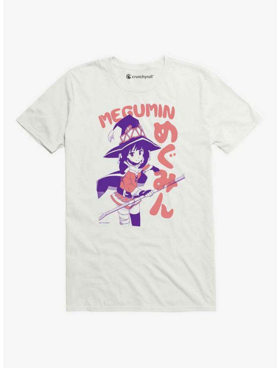 Guys * | Best Deal Konosuba Megumin T-Shirt White