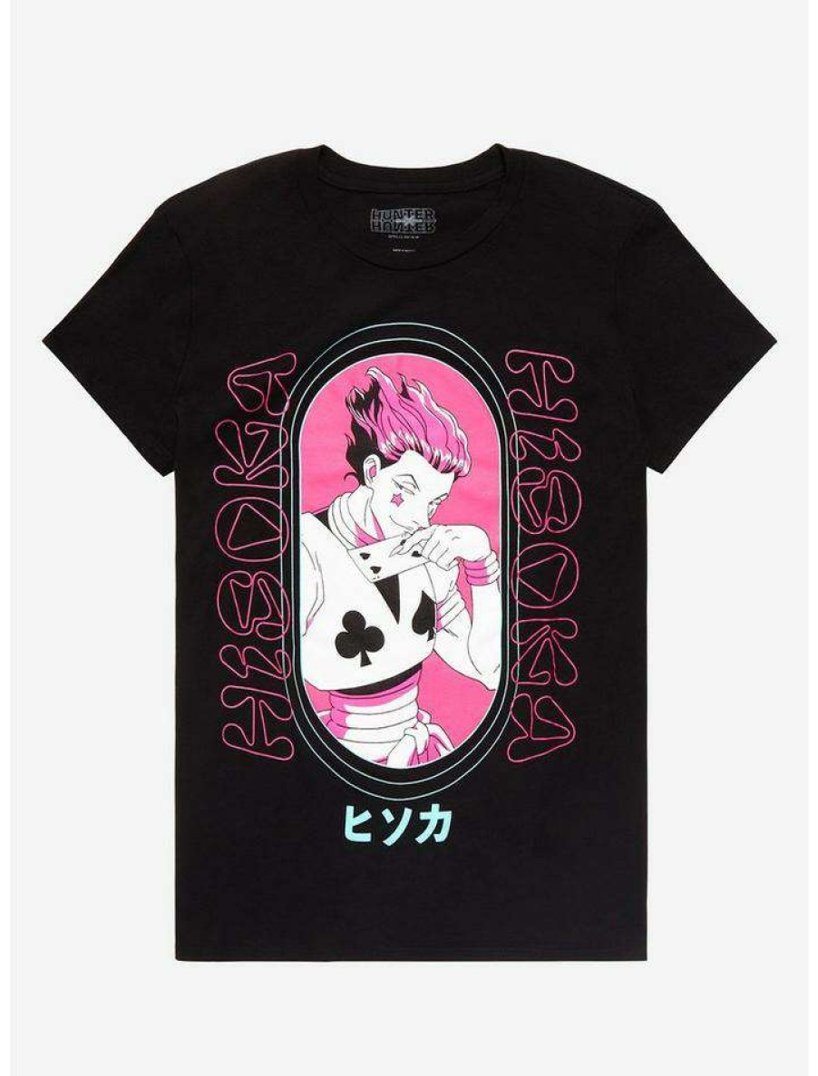 Tees * | Wholesale Hunter X Hunter Hisoka Neon Pop Girls T-Shirt Multi