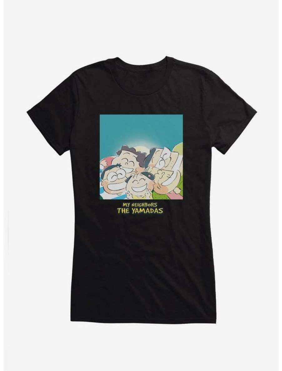 Tees * | Top 10 Studio Ghibli My Neighbors The Yamadas Girls T-Shirt