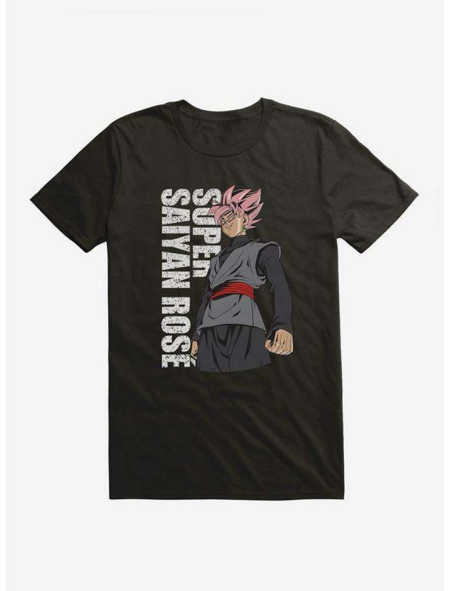 Guys * | Best Deal Dragon Ball Super Super Saiyan Ros?Eady Extra Soft T-Shirt Black