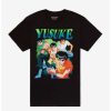 Guys * | Best Pirce Yu Yu Hakusho Yusuke Vintage Collage T-Shirt Black