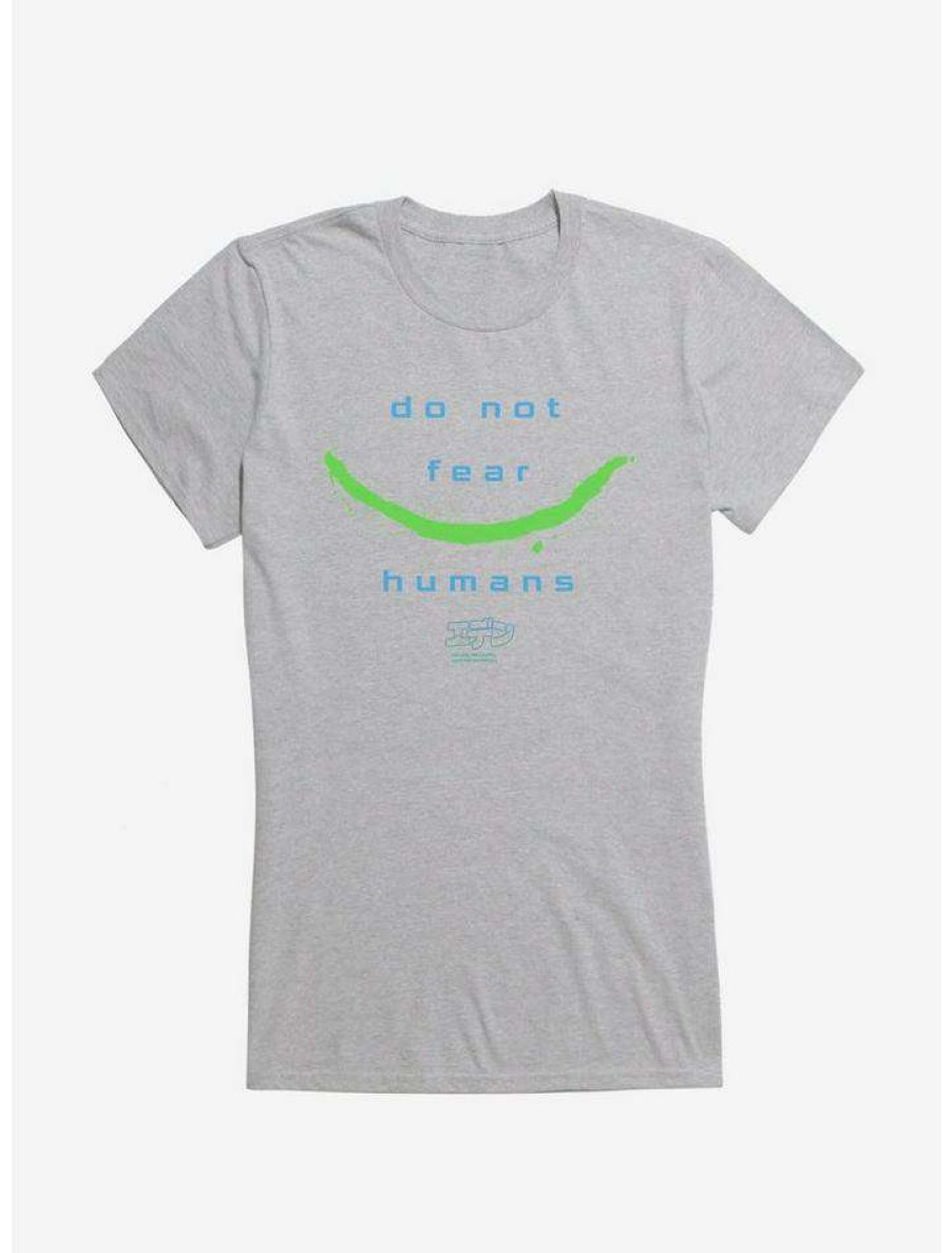 Tees * | Best Pirce Eden Do Not Fear Humans Girls T-Shirt Heather