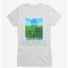 Tees * | Wholesale Eden Three Garden Logo Girls T-Shirt White