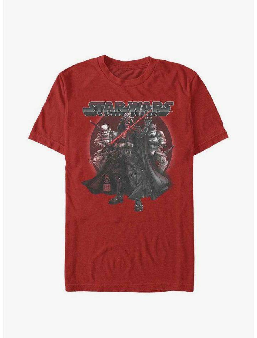 Guys * | Flash Sale Star Wars: Visions Darth Vader & Stormtroopers T-Shirt