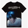 Guys * | Promo Death Note L T-Shirt Black