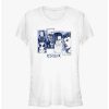 Tees * | Top 10 Star Wars: Visions The Elder Character Panels Girls T-Shirt White