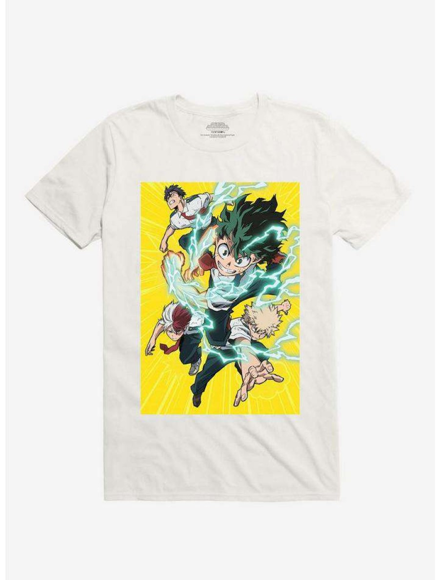 Guys * | Best Deal My Hero Academia Class 1A Representatives T-Shirt White