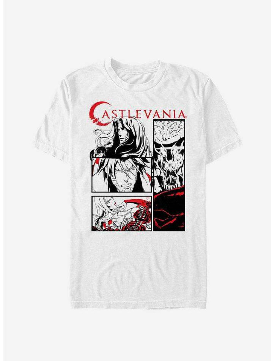 Guys * | Buy Castlevania Comic Style T-Shirt White