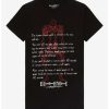 Tees * | Budget Death Note Rules Ryuk T-Shirt Multi