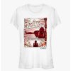 Tees * | Top 10 Star Wars: Visions Showdown Comic Panel Girls T-Shirt White