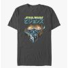 Guys * | New Star Wars: Visions Boba Fett Jetpack T-Shirt Charcoal