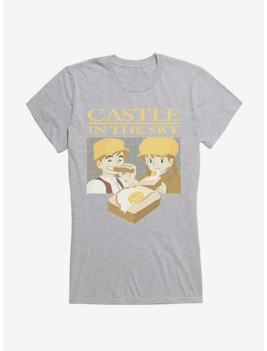 Tees * | Promo Studio Ghibli Castle In The Sky Sunny Side Up Girls T-Shirt