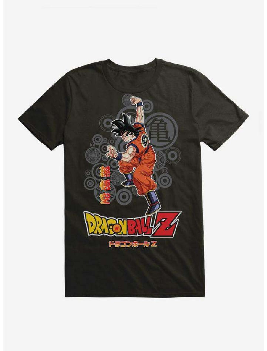 Guys * | Best Deal Dragon Ball Z Goku Ready Pose T-Shirt Black