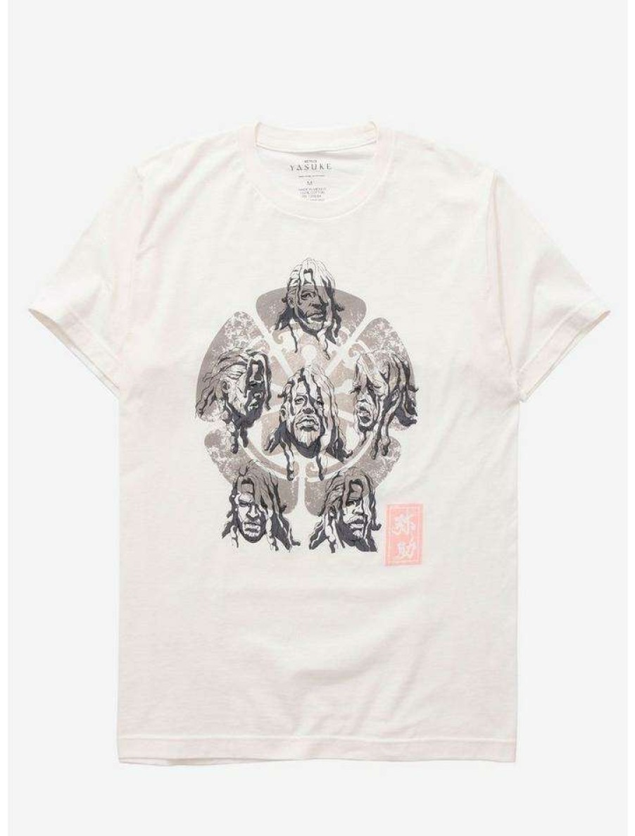 Guys * | Coupon Yasuke Kamon Cream T-Shirt Sand