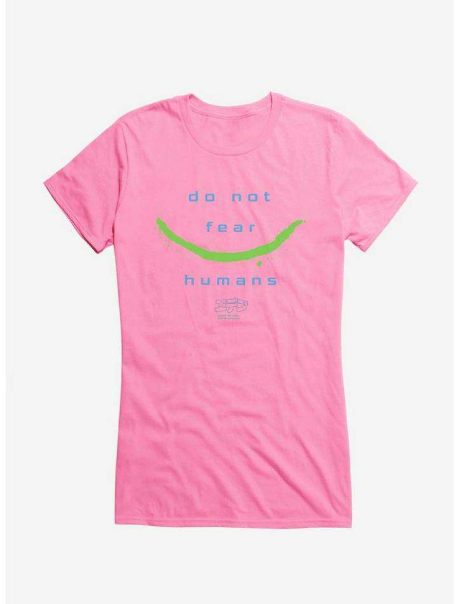 Tees * | Promo Eden Do Not Fear Humans Girls T-Shirt Charity Pink