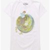 Tees * | Promo Studio Ghibli My Neighbor Totoro Terrarium Girls T-Shirt Multi