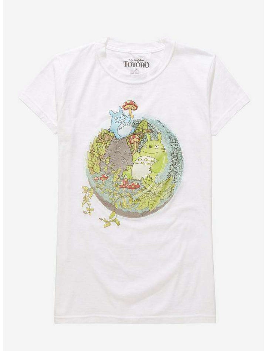 Tees * | Promo Studio Ghibli My Neighbor Totoro Terrarium Girls T-Shirt Multi