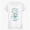 Tees * | Wholesale Star Wars: Visions T0-B1 Salute Girls T-Shirt White