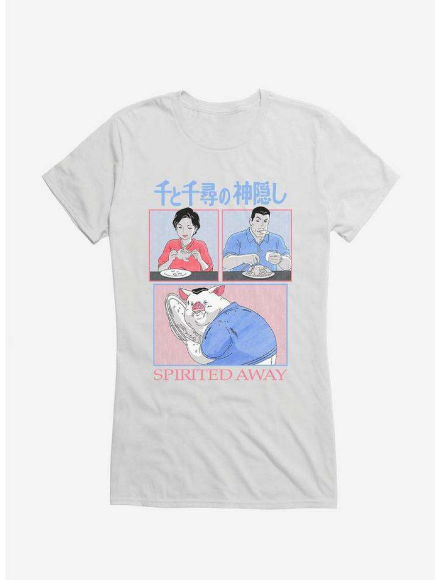 Tees * | Top 10 Studio Ghibli Spirited Away Chicken Dishes Girls T-Shirt