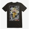 Guys * | Discount Dragon Ball Z Super Saiyan Goku Character Panels Extra Soft T-Shirt Black