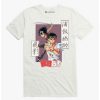 Guys * | New Yu Yu Hakusho Hiei And Yusuke T-Shirt White