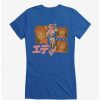 Tees * | Coupon Eden Sara Japanese Text Logo Girls T-Shirt Royal