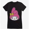 Tees * | Wholesale My Melody Face Girls T-Shirt