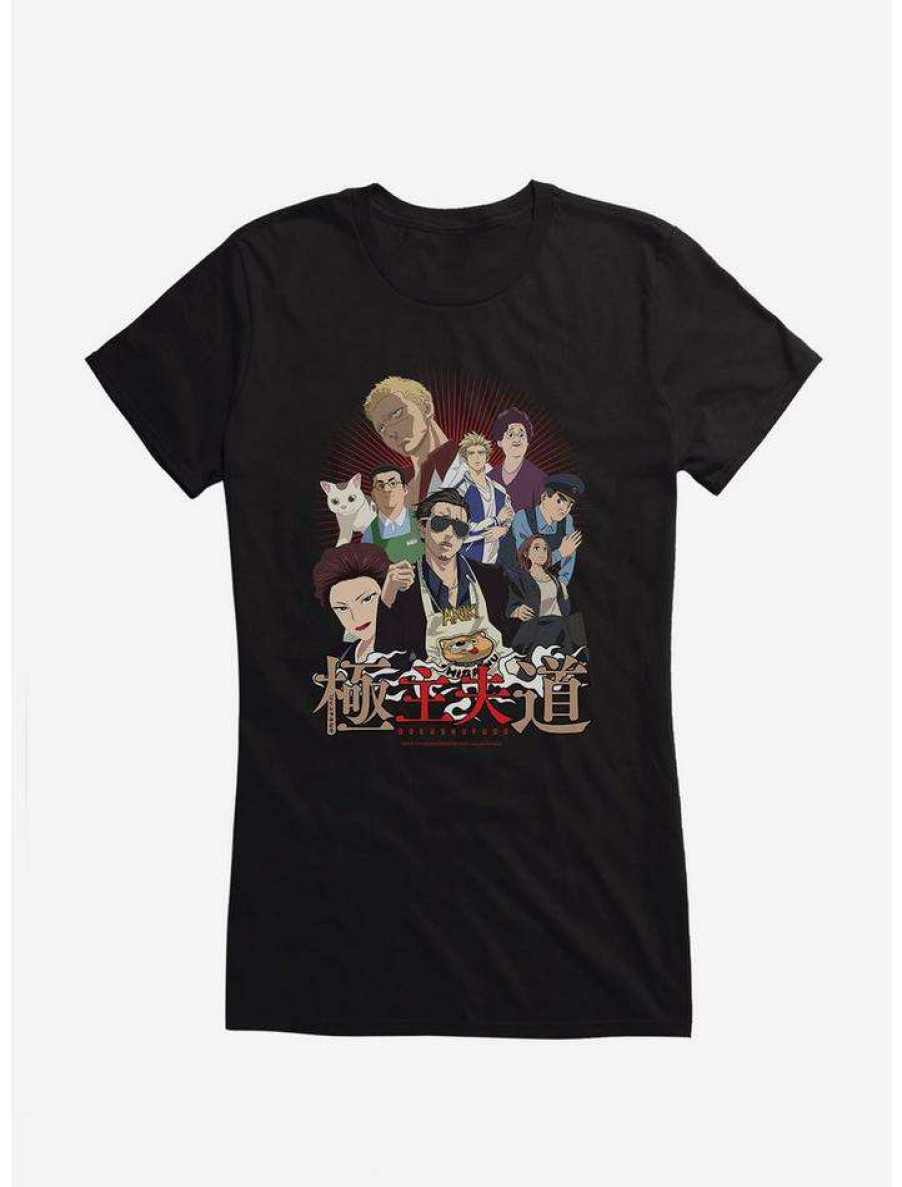 Tees * | Top 10 The Way Of The Househusband Tatsu & Friends Girls T-Shirt