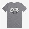 Guys * | Cheap Adorned By Chi Anime Baddie T-Shirt Storm Grey