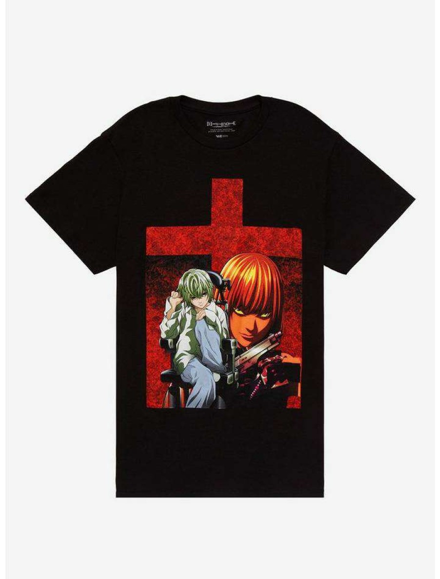 Guys * | Best Pirce Death Note Near & Mello T-Shirt Black