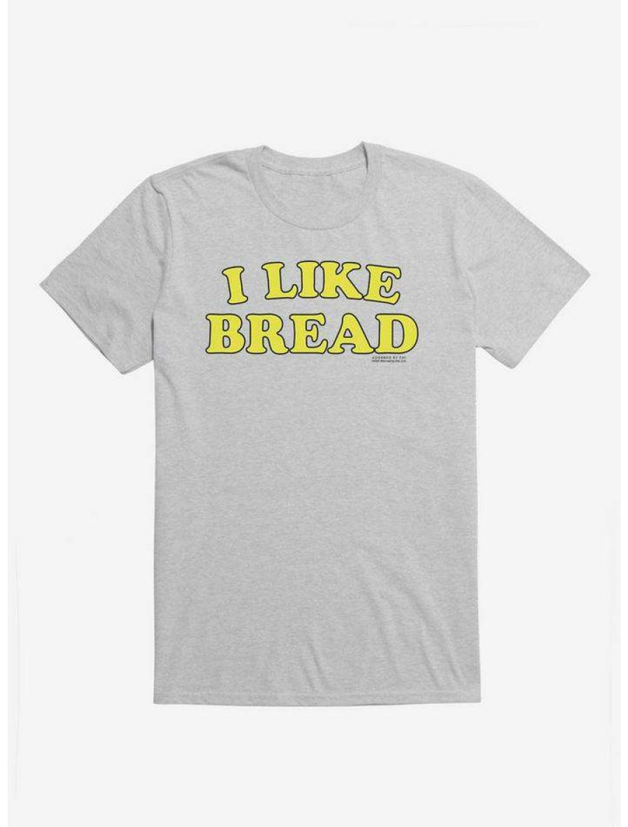 Guys * | Wholesale Adorned By Chi I Like Bread T-Shirt Heather Grey