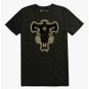 Guys * | Cheapest Clover Bull T Shirt Black