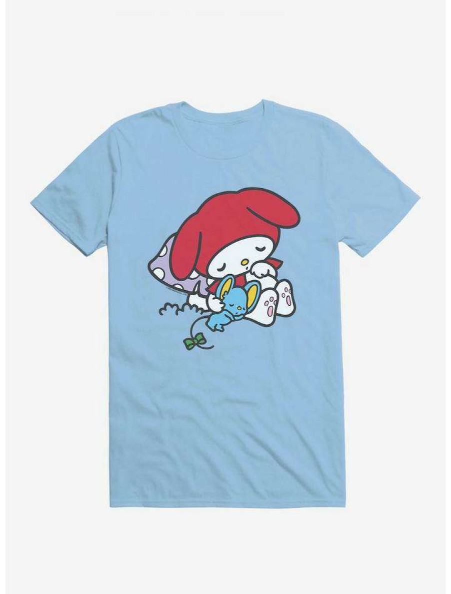 Guys * | Best Pirce My Melody Napping With Flat T-Shirt