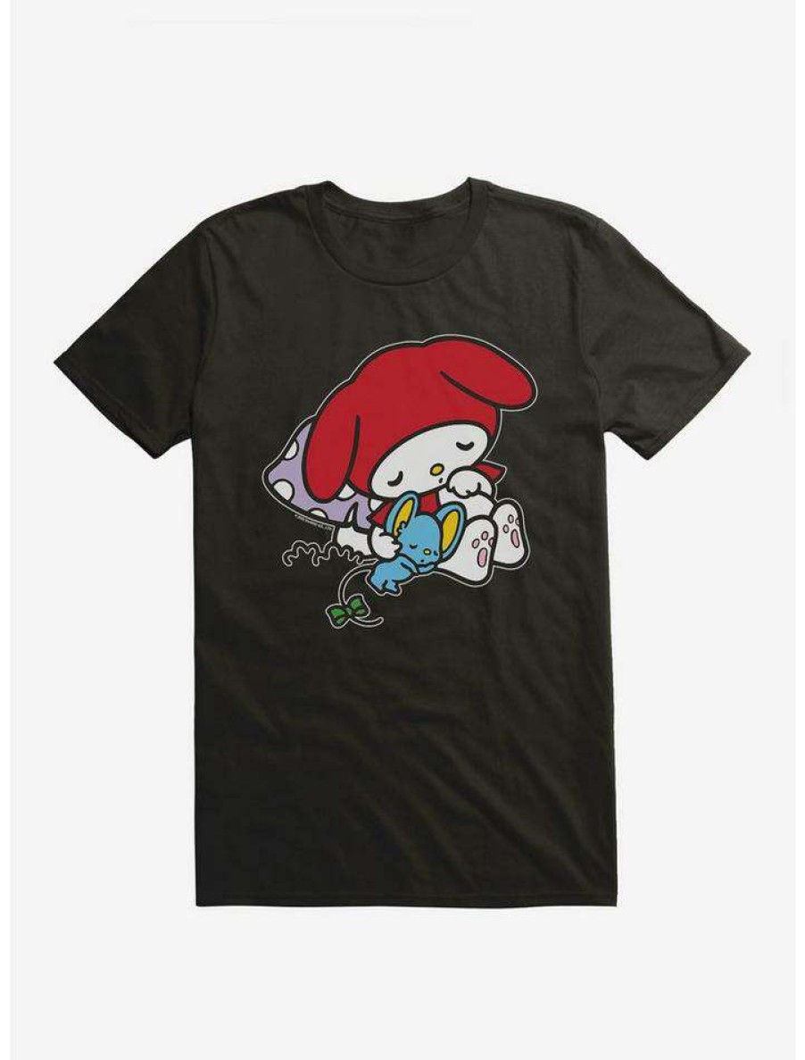 Guys * | Best Pirce My Melody Napping With Flat T-Shirt