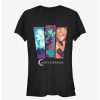 Tees * | Coupon Castlevania Panel Pop Girls T-Shirt Black