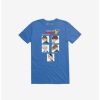 Guys * | Cheap Mobile Suit Gundam Wing After Colony 195 T-Shirt Royal Blue