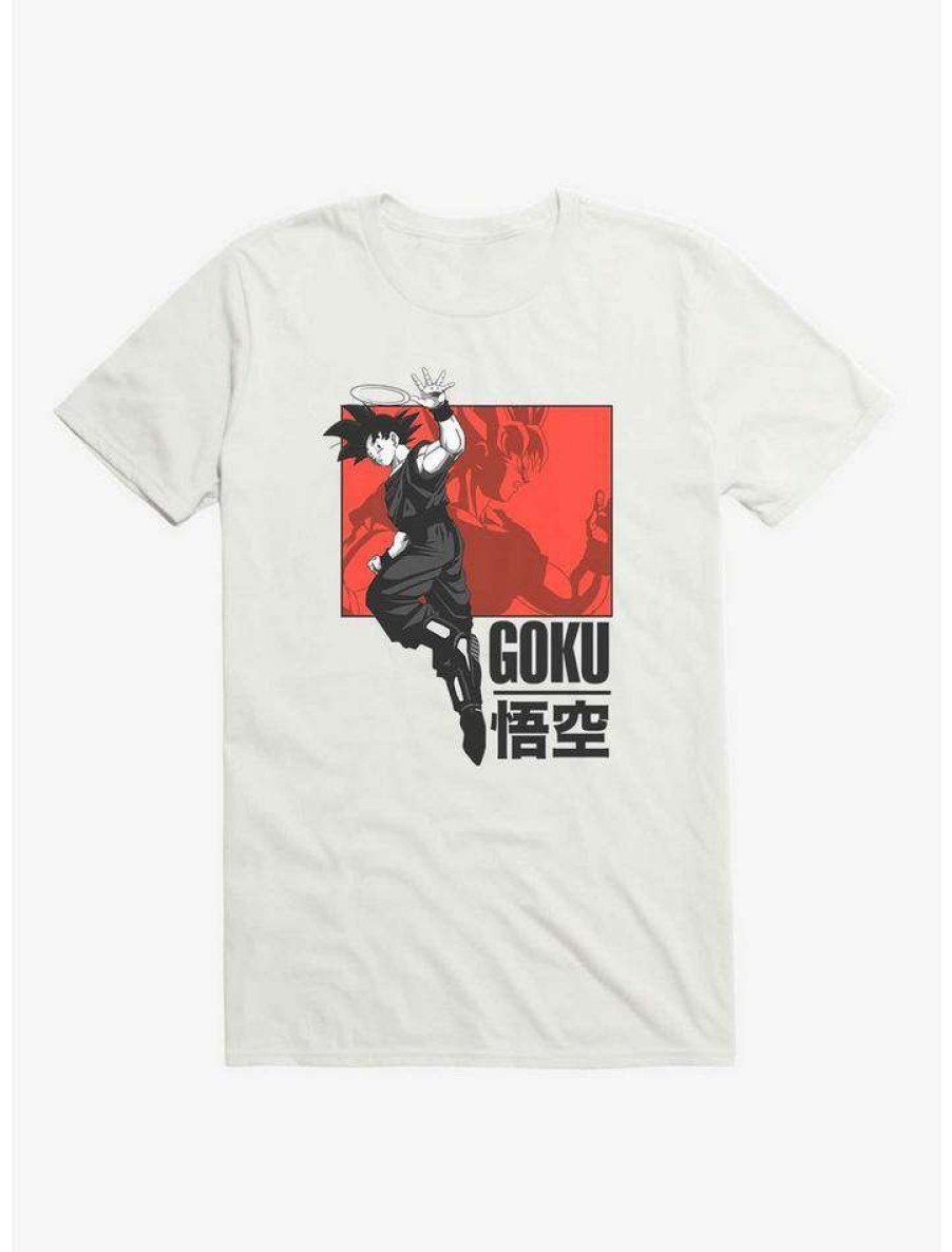 Guys * | Best Sale Dragon Ball Z Goku T-Shirt White