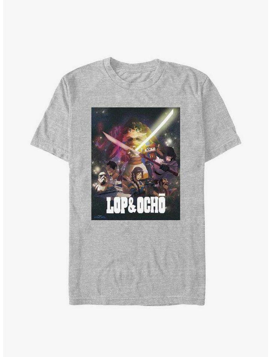 Guys * | Flash Sale Star Wars: Visions Lop And Ocho T-Shirt