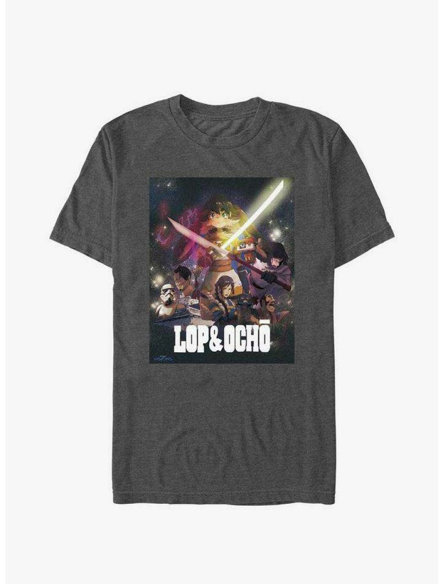 Guys * | Flash Sale Star Wars: Visions Lop And Ocho T-Shirt