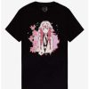 Guys * | Brand New Demon Slayer: Kimetsu No Yaiba Mitsuri T-Shirt Black