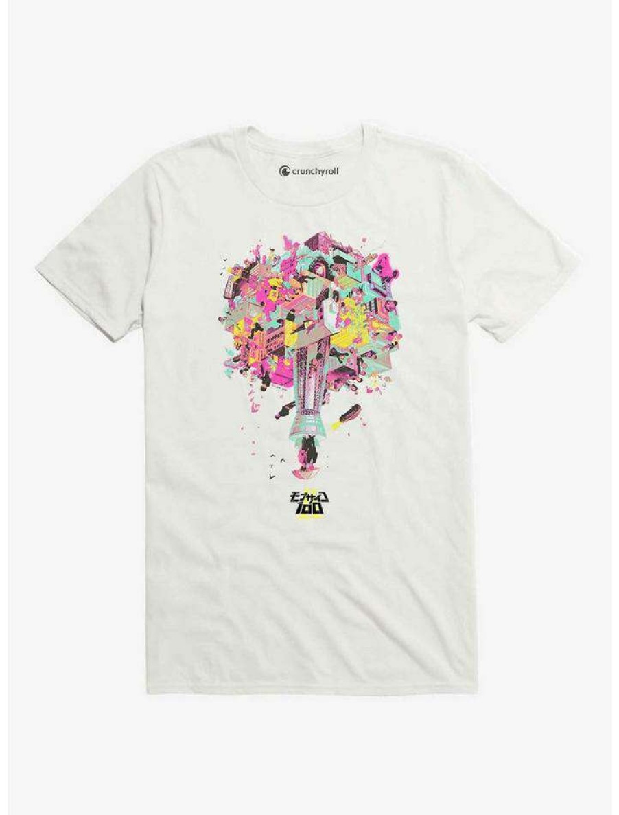 Guys * | Brand New Mob Psycho T Shirt White