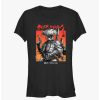 Tees * | Hot Sale Star Wars: Visions Boba Fett Wanderer Girls T-Shirt Black