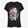 Tees * | Deals Castlevania Group Japanese Text Girls T-Shirt Black